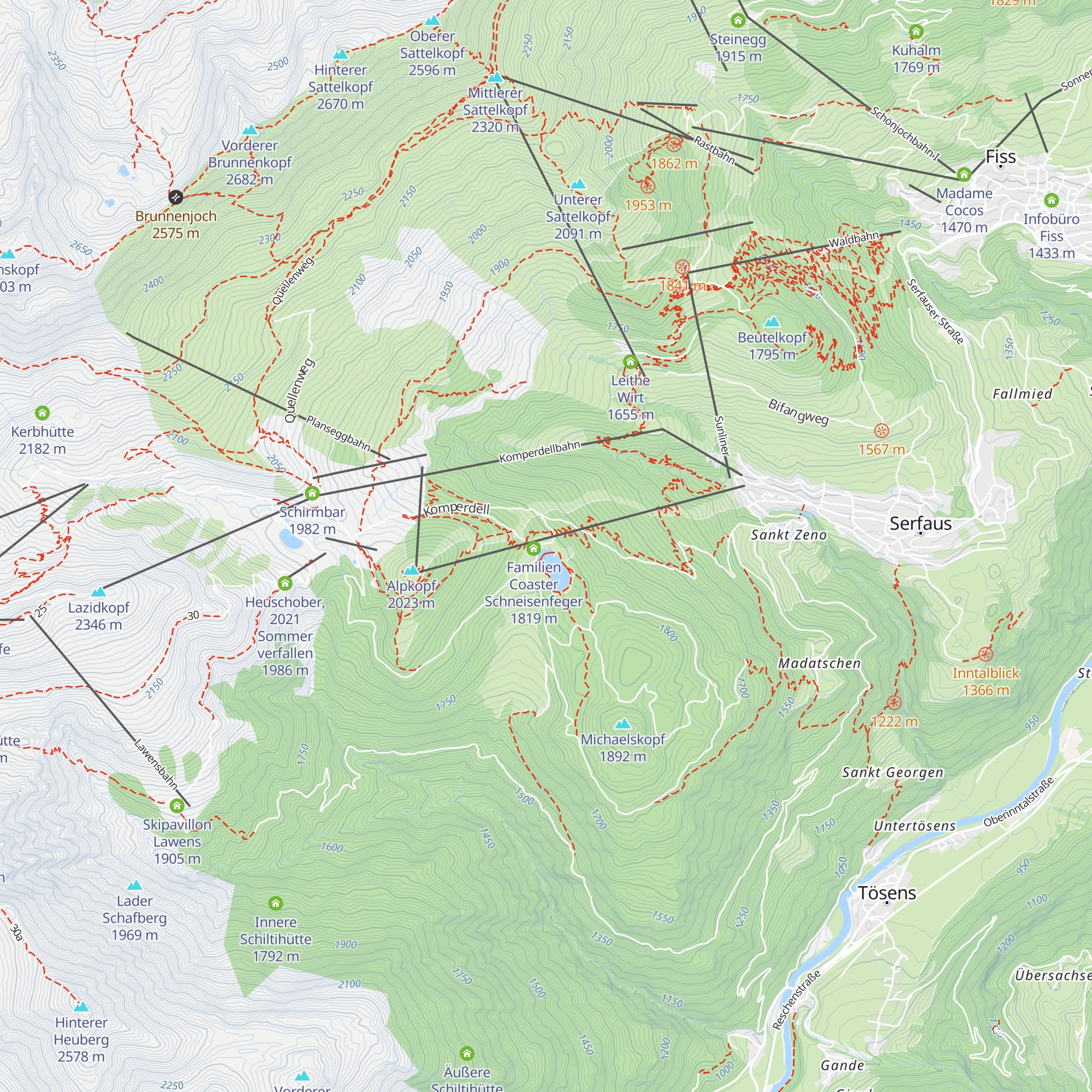 Seealm Hög map