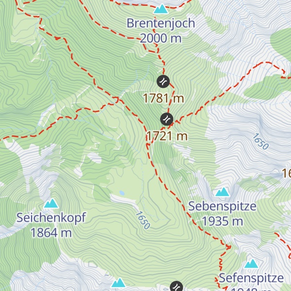 Map of Sebenalpe