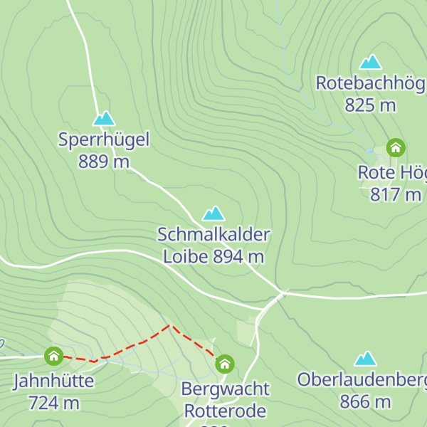 Map of Schmalkalder Loibe