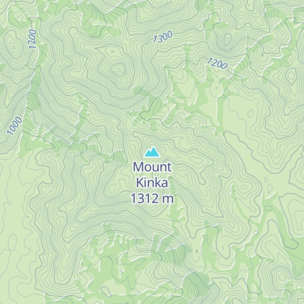 Map of Mount Kinka