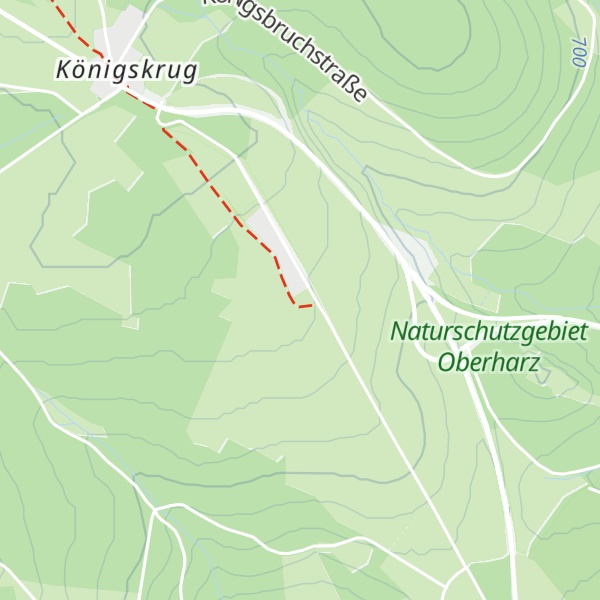 Map of Hütte der Kurverwaltung Braunlage