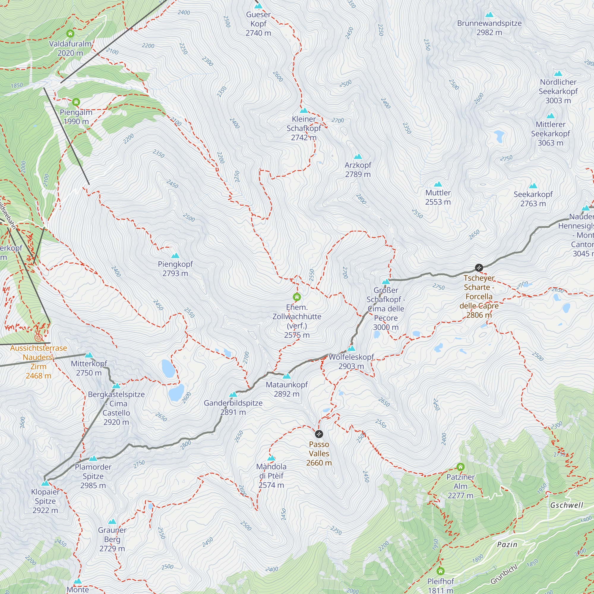 Ehem. Zollwachhütte (verf.) map