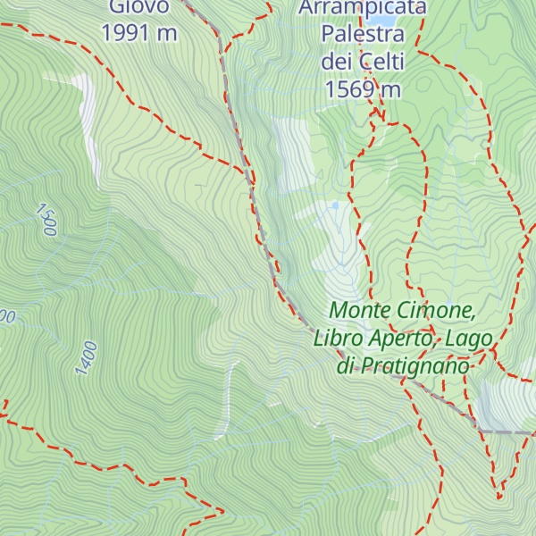 Map of Monte la Porticciola