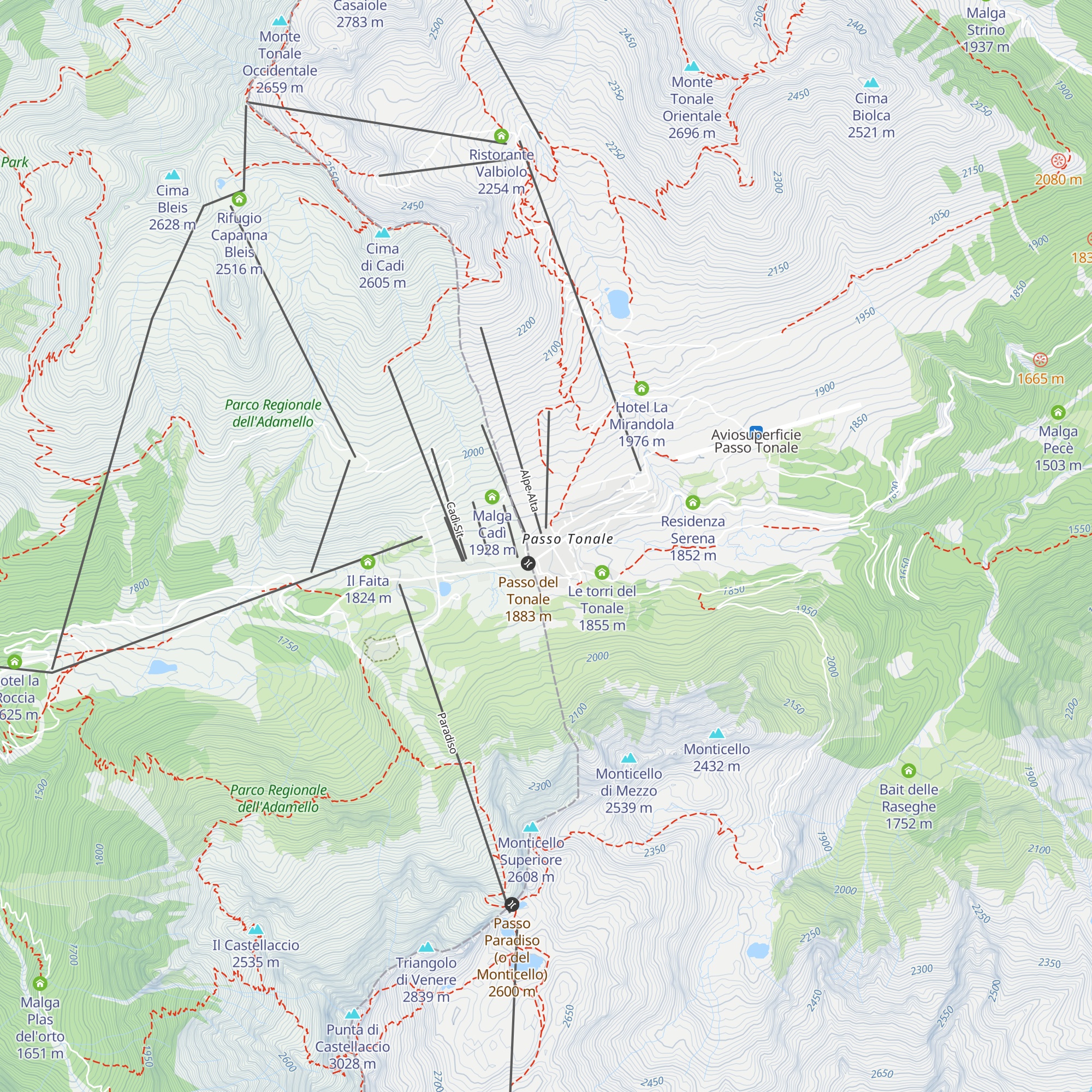 Bar Cadì map