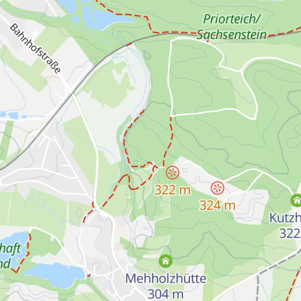 Map of Sachsenstein