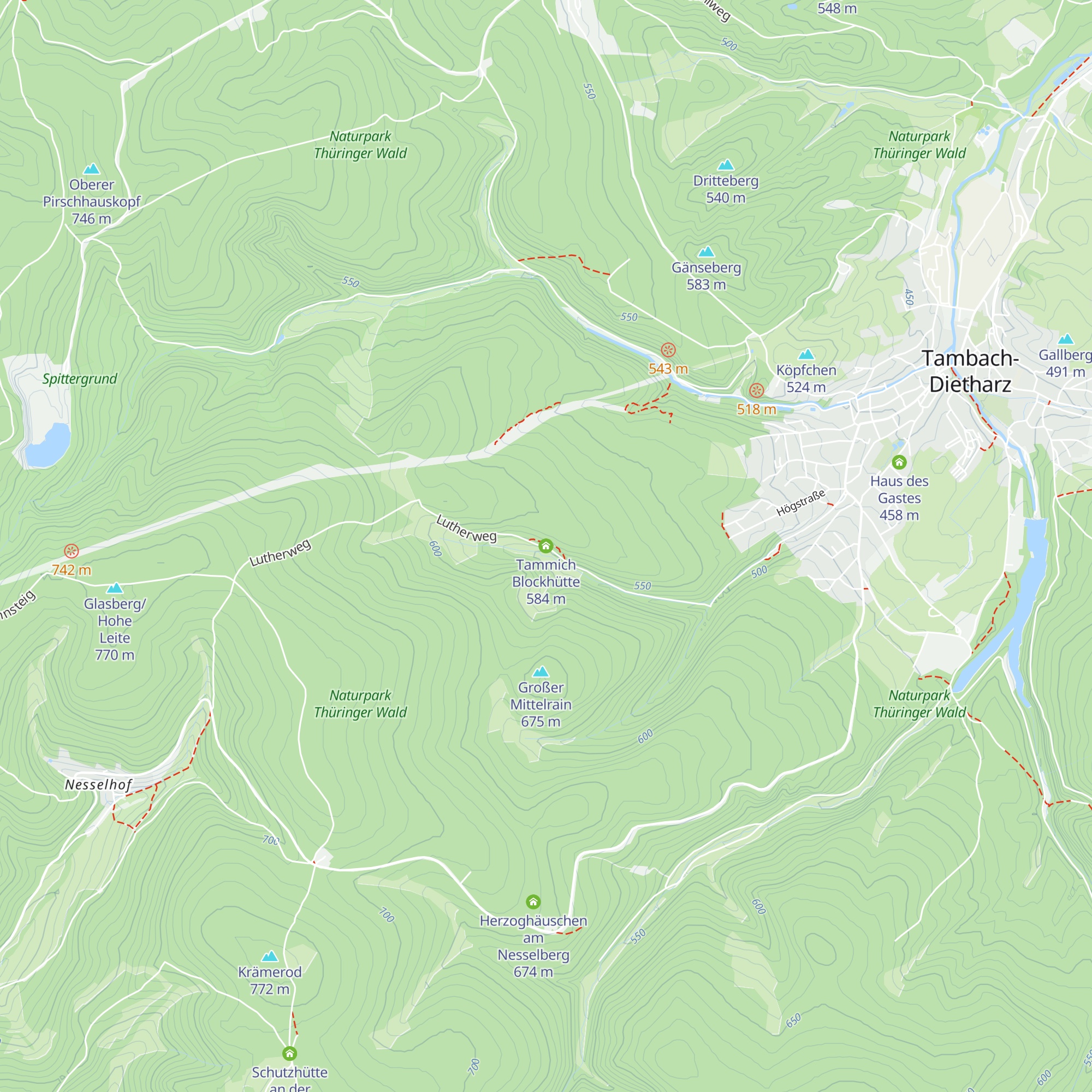 Tammich Blockhütte map