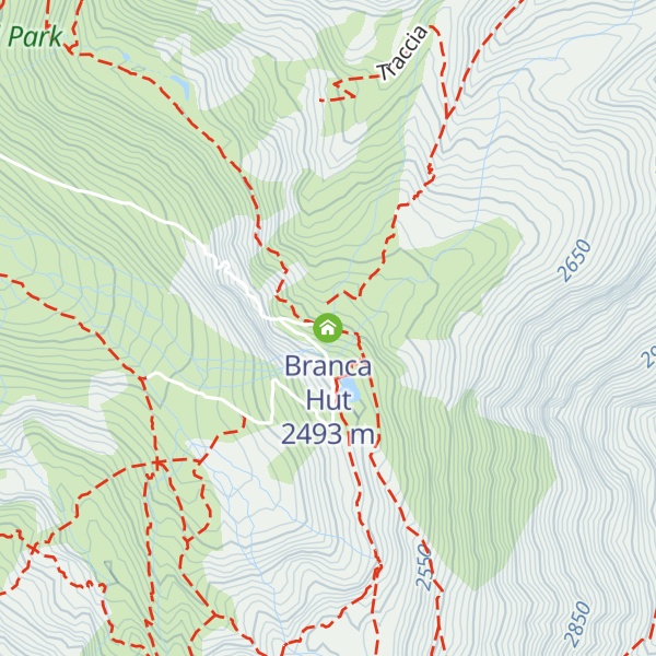 Map of Branca Hut