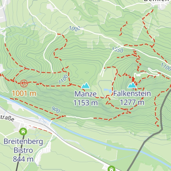 Map of Manze