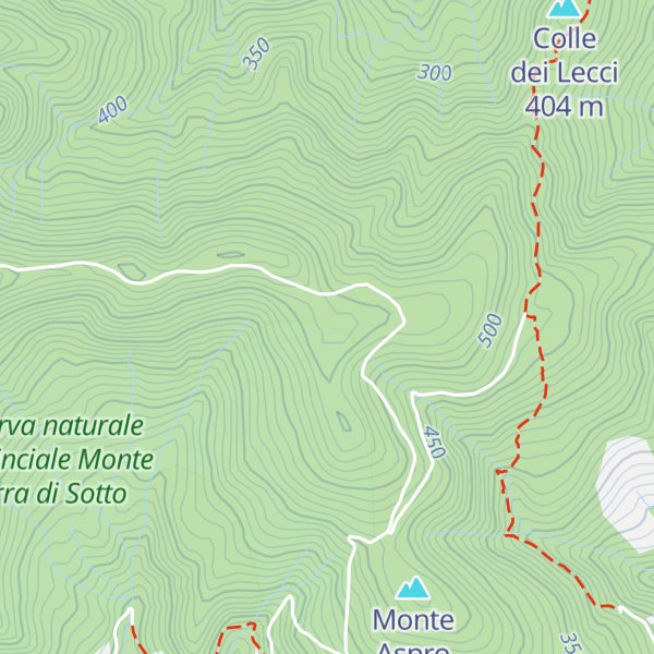Map of Monte Piavola