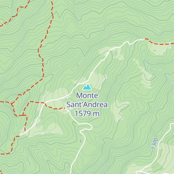 Map of Monte Sant'Andrea