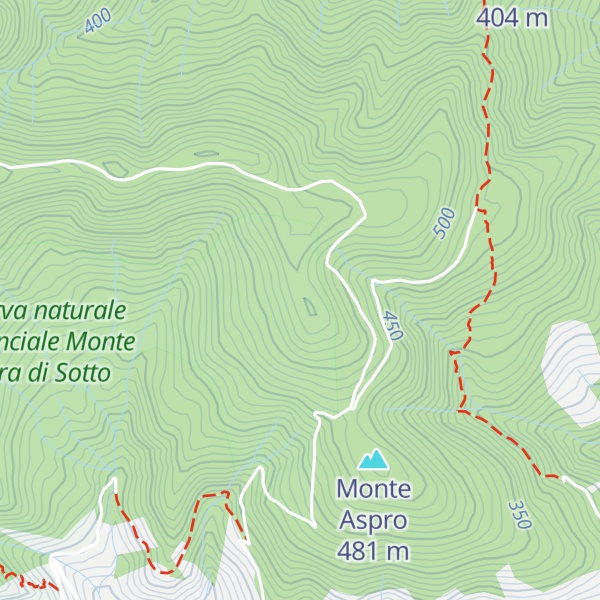 Map of Monte Passatoio