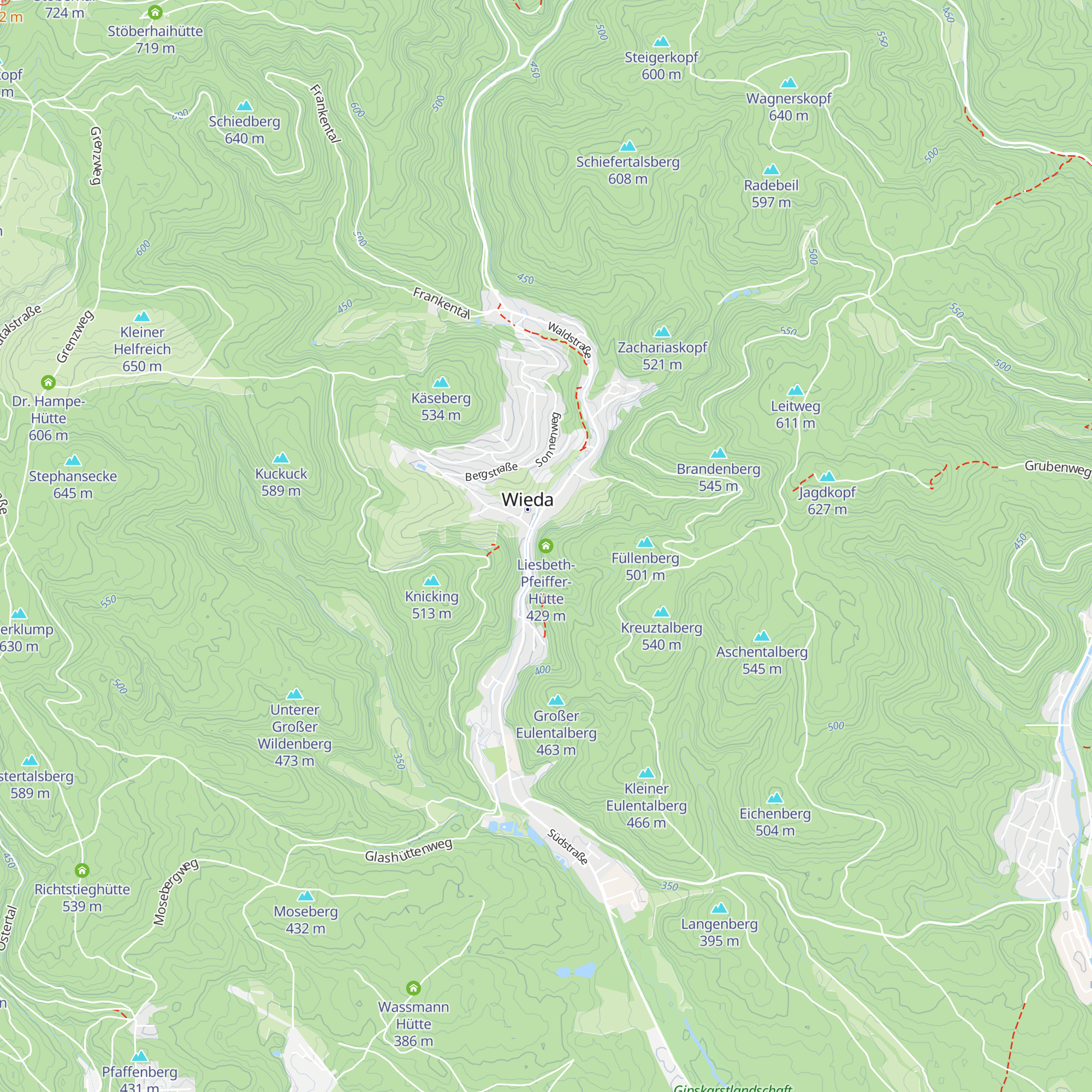 Liesbeth-Pfeiffer-Hütte map