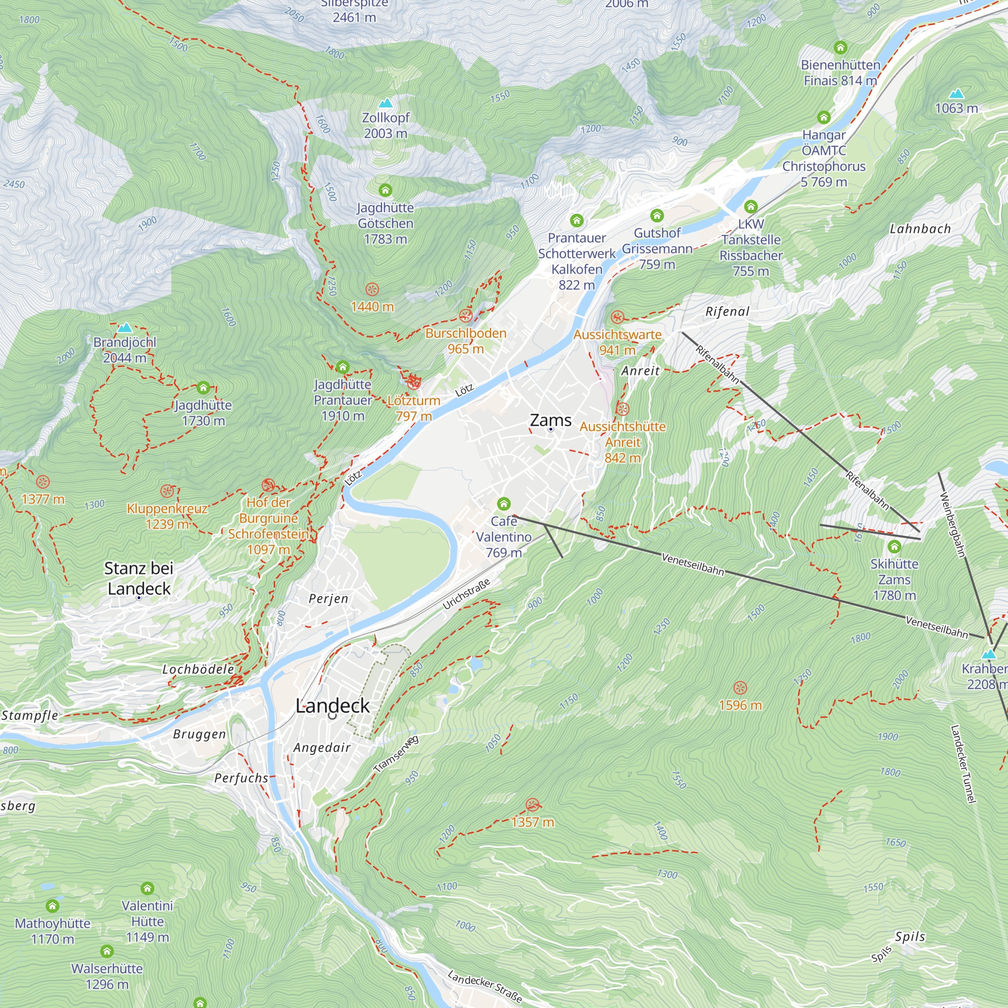Cafe Valentino map