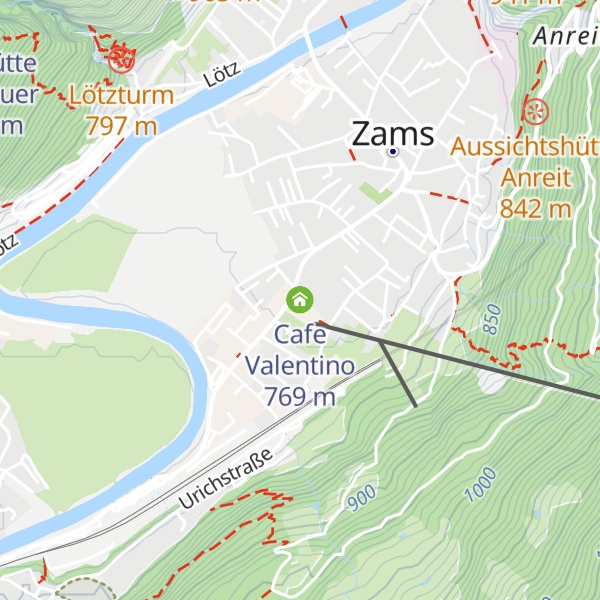 Map of Cafe Valentino