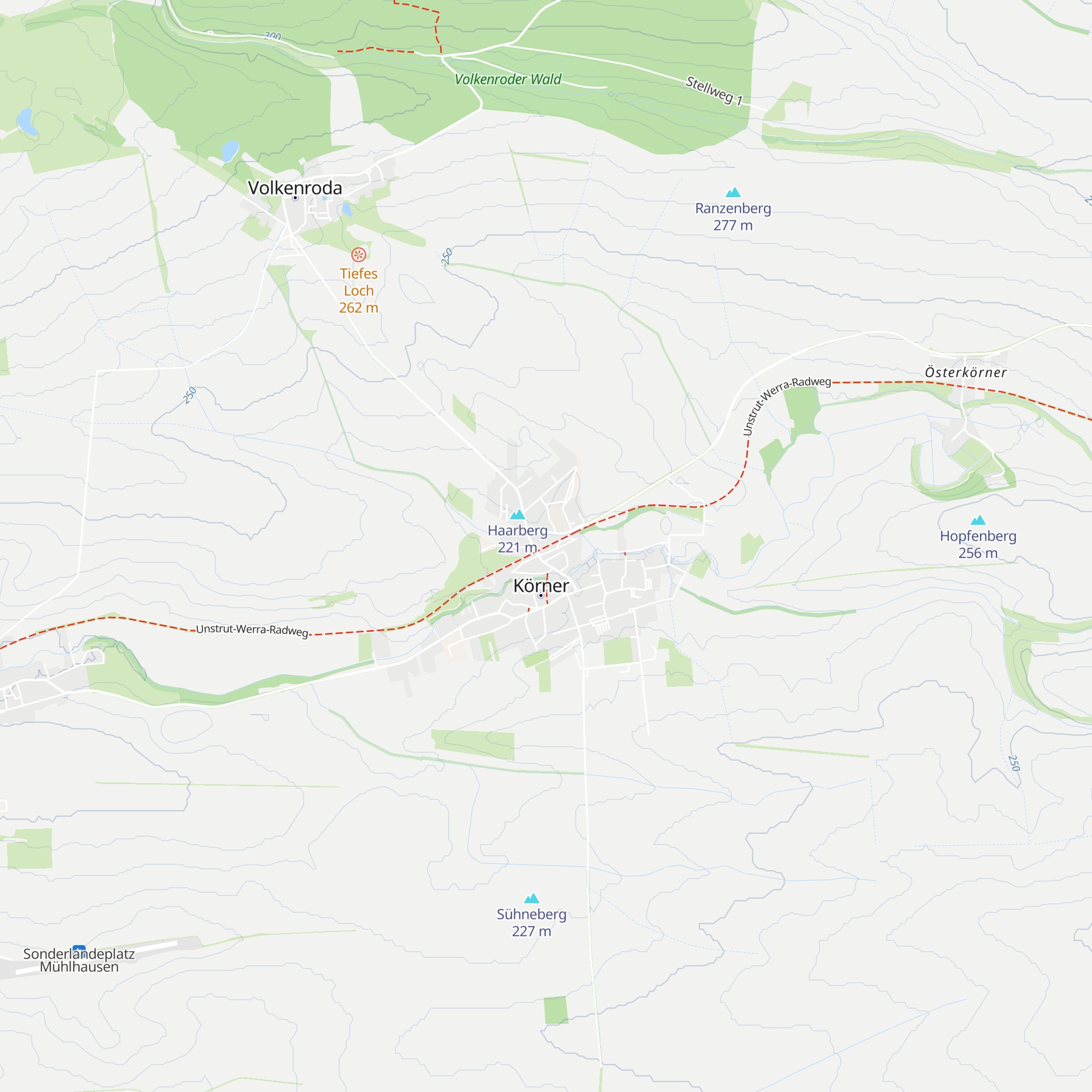 Hütte map