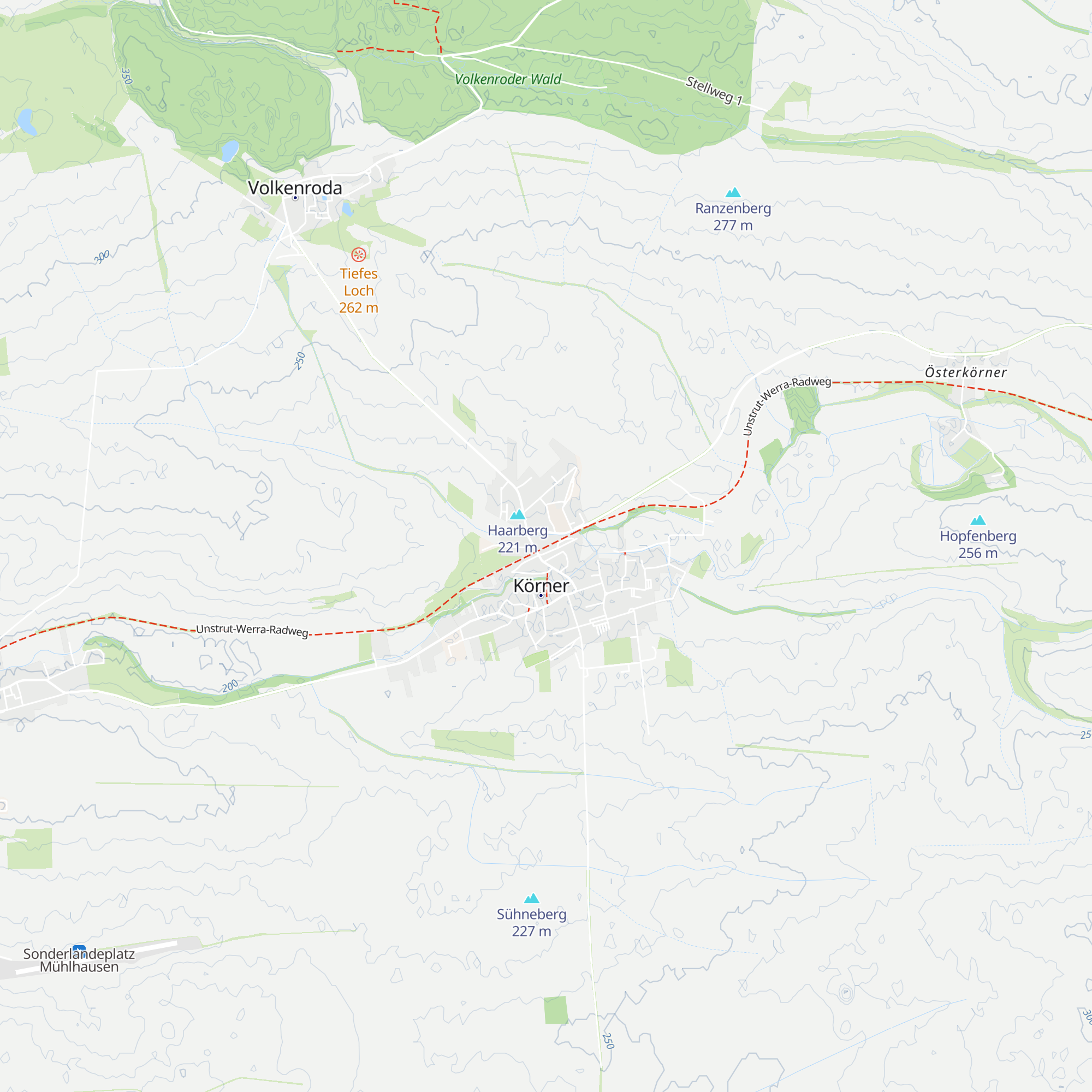 Hütte map