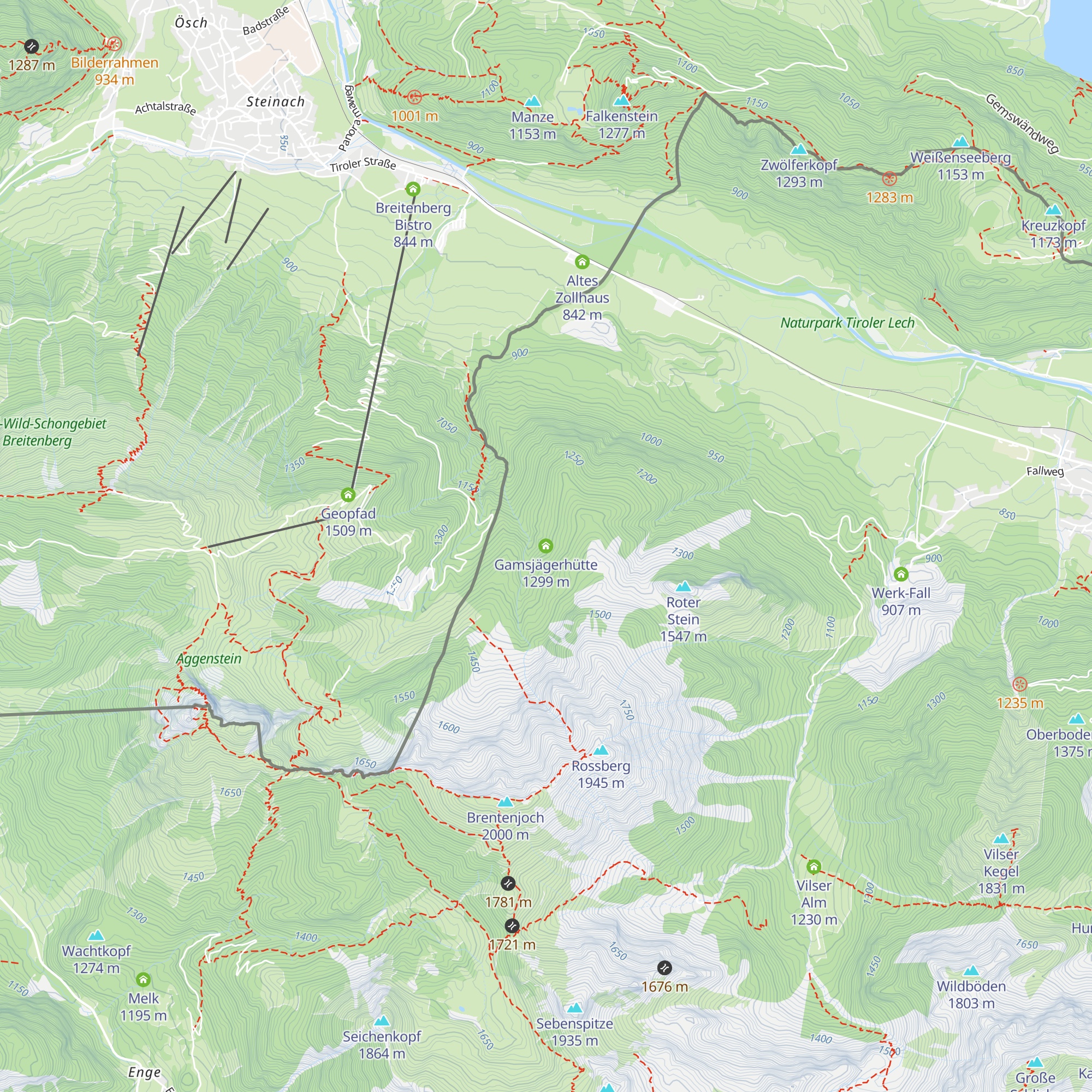 Gamsjägerhütte map