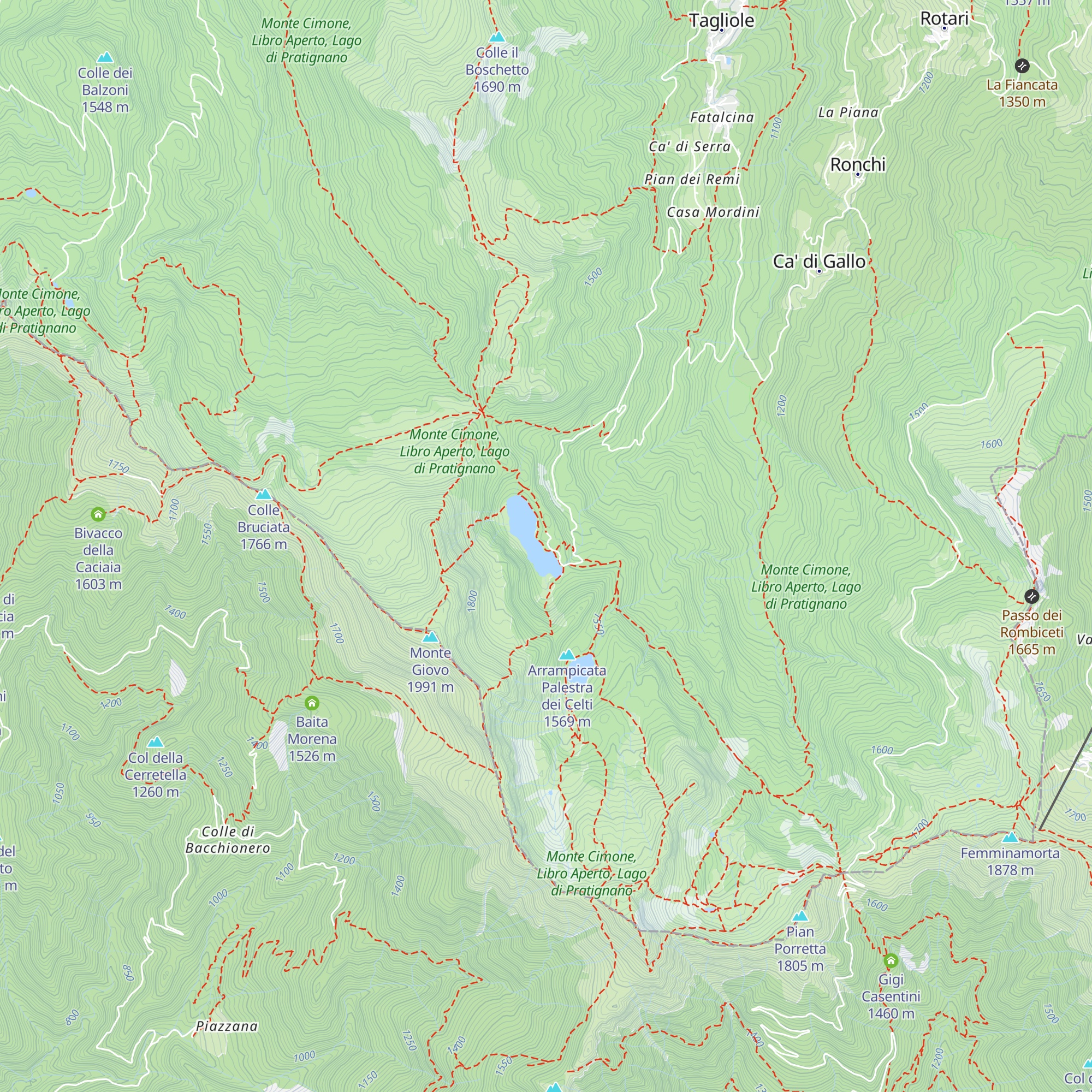 Rifugio Marchetti map