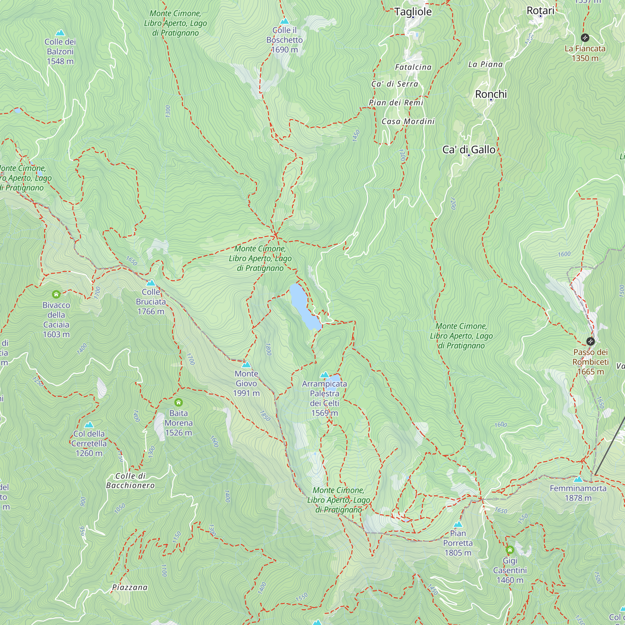 Rifugio Marchetti map