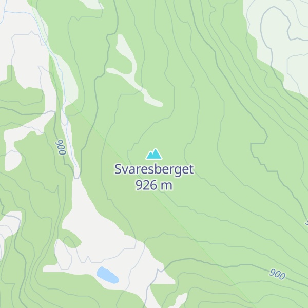 Map of Svaresberget