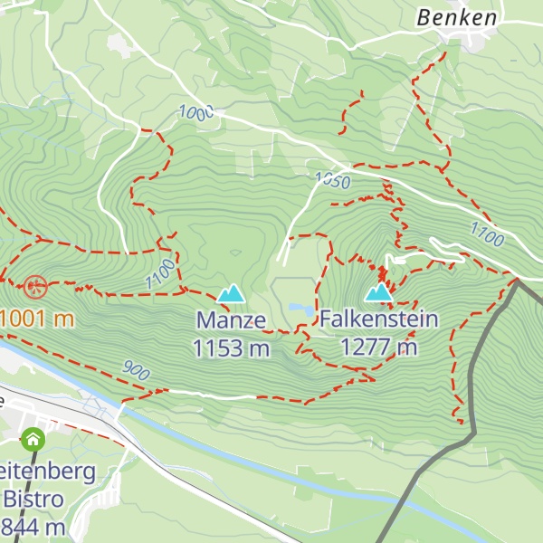 Map of Berghotel Schloßanger Alp