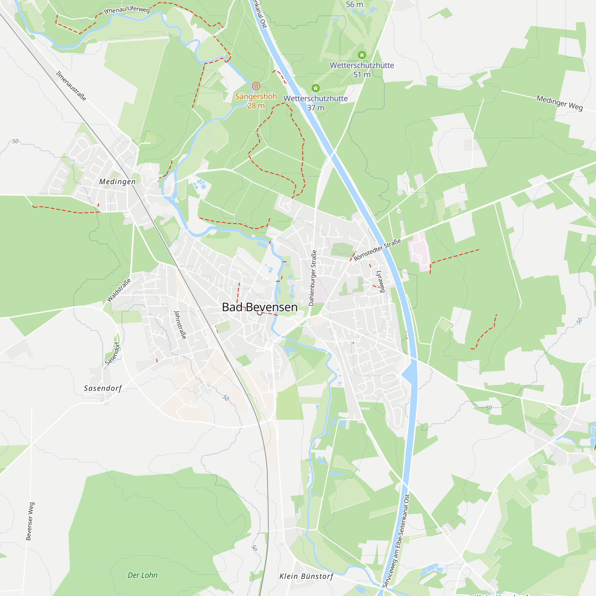 Tourist-Information Bad Bevensen map