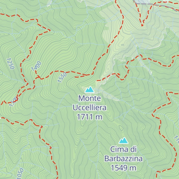 Map of Monte Uccelliera