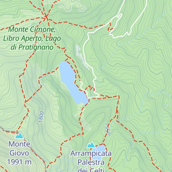 Map of Rifugio Bertagni