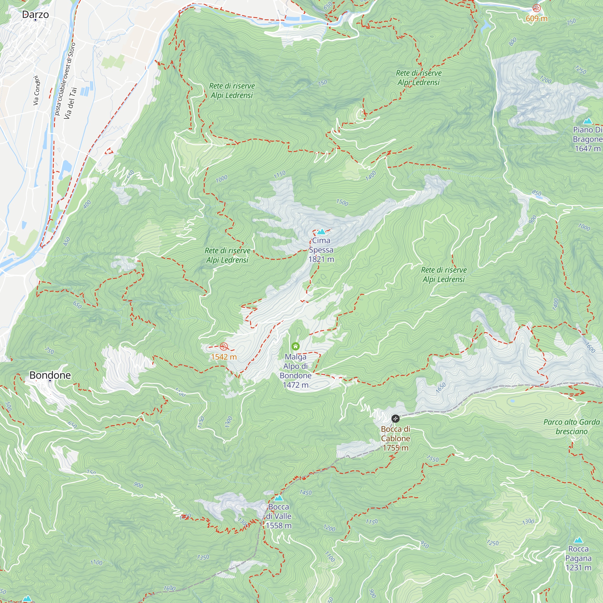 Bivacco malga Alpo di Storo map