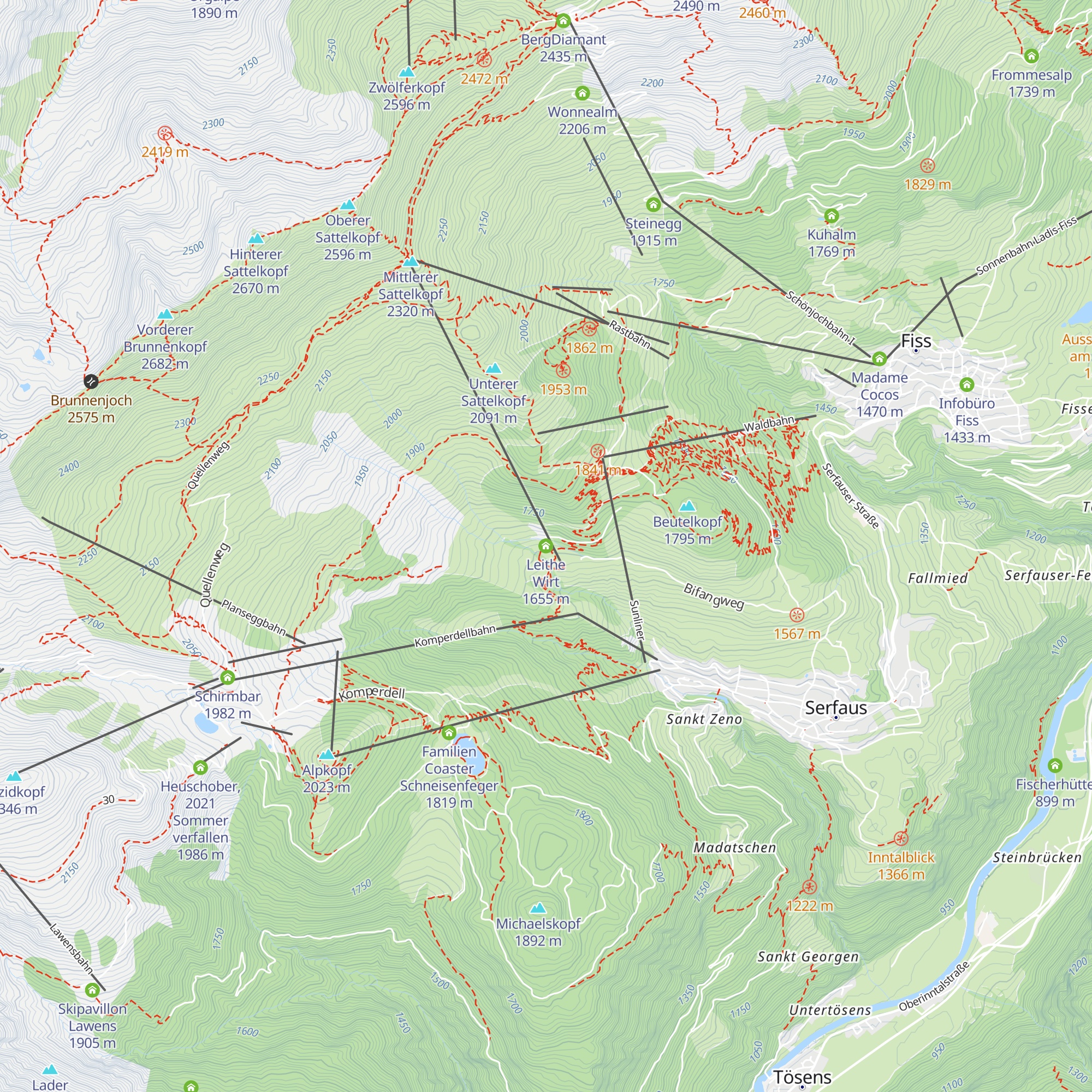 Leithe Wirt map