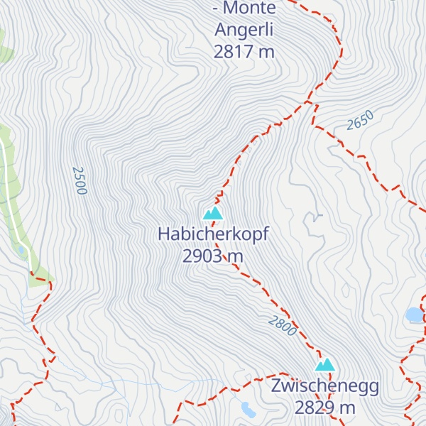 Map of Habicherkopf