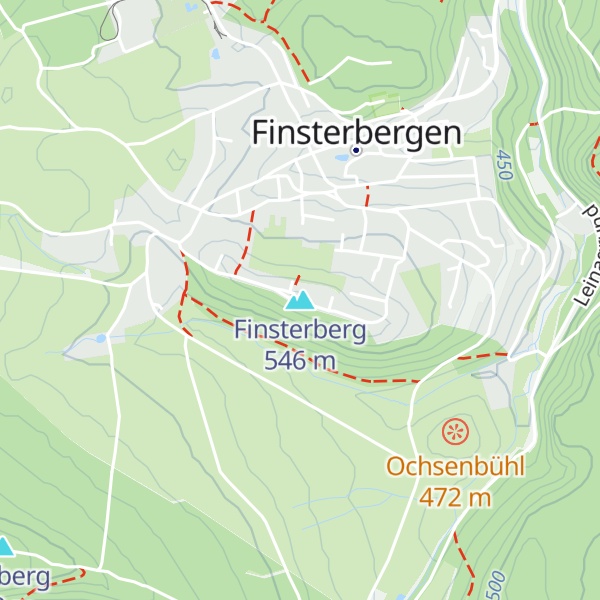 Map of Finsterberg