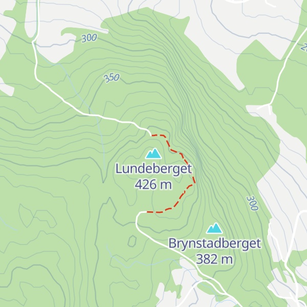 Map of Lundeberget