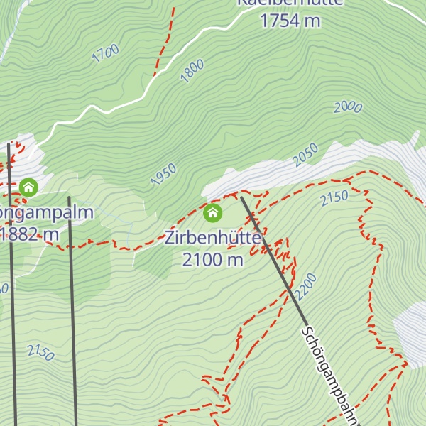 Map of Zirbenhütte