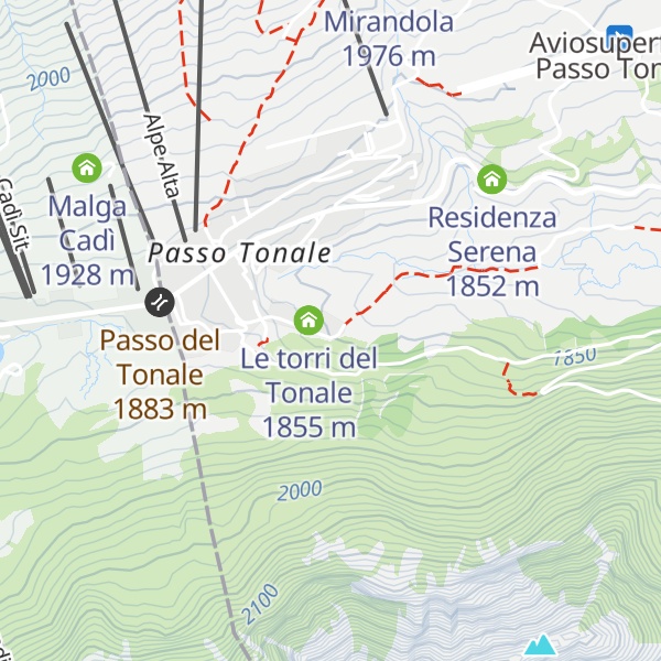 Map of Le torri del Tonale