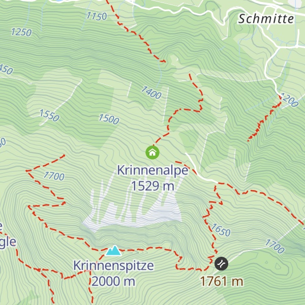 Map of Krinnenalpe