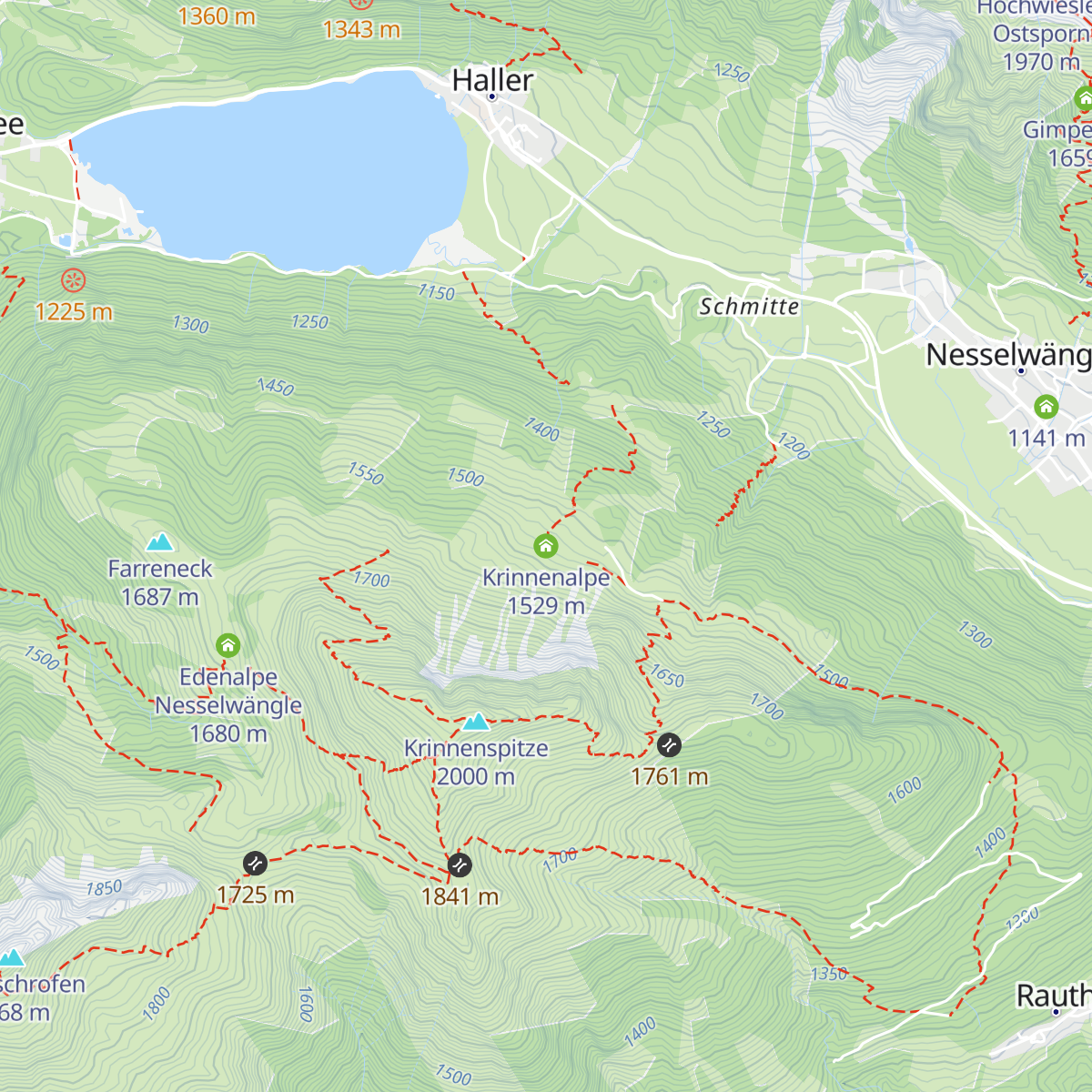 Krinnenalpe map