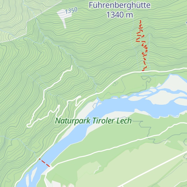 Map of Stuibenhütte