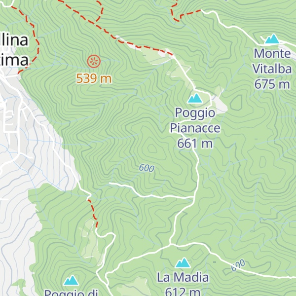Map of Poggio dei Fontini
