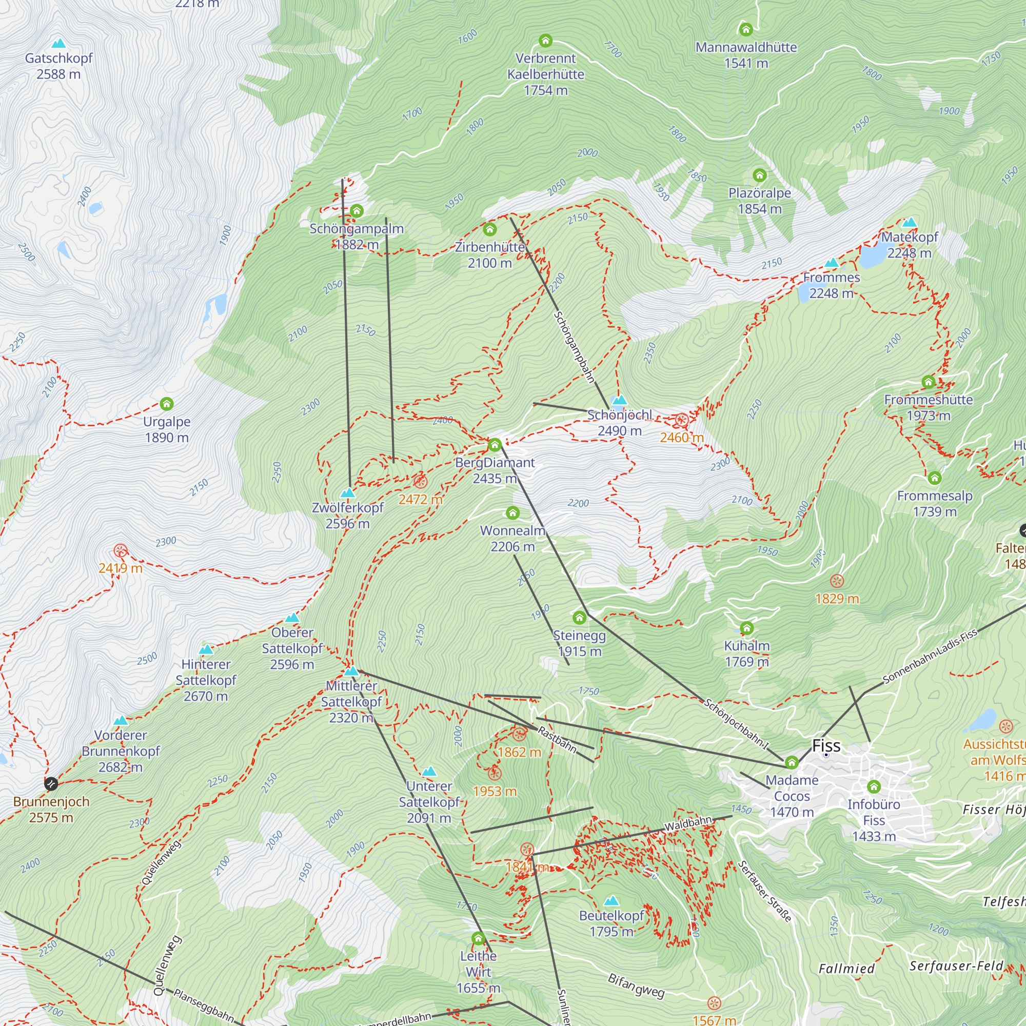 Wonnealm map