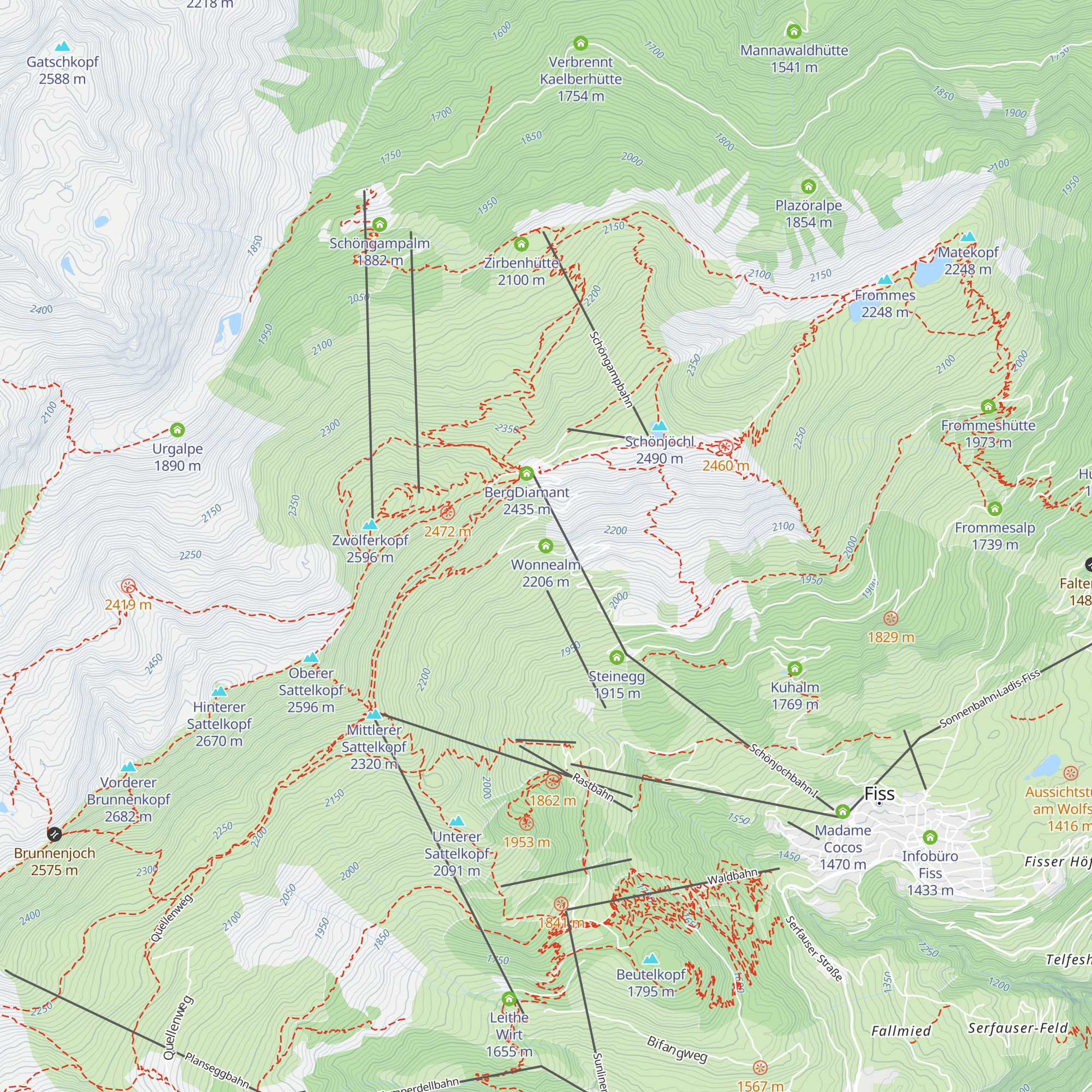 Wonnealm map