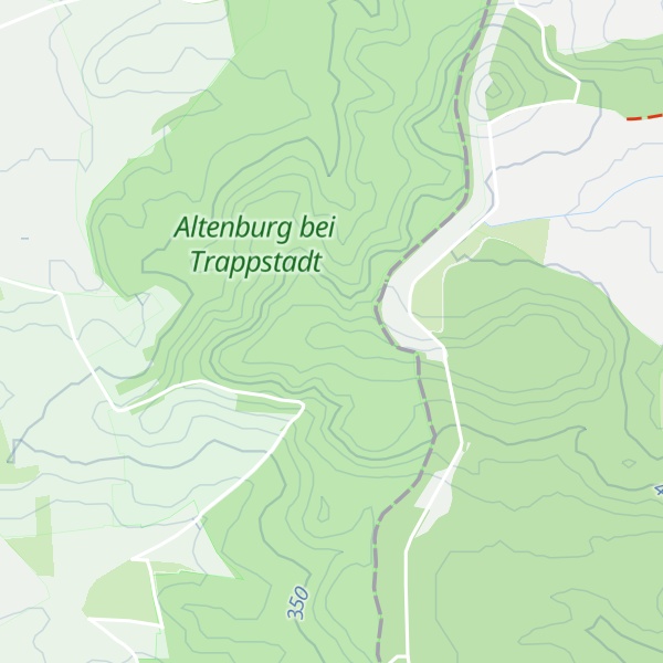 Map of Altenburg bei Trappstadt