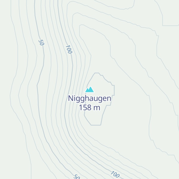 Map of Nigghaugen