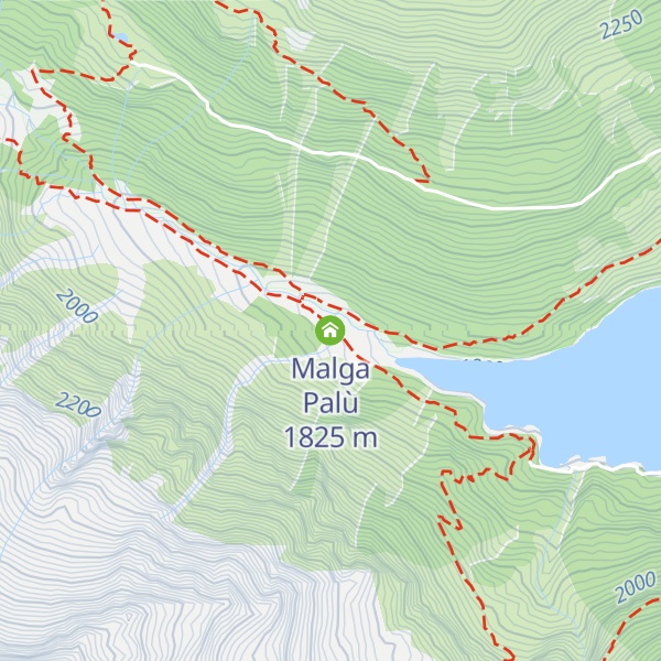 Map of Malga Palù