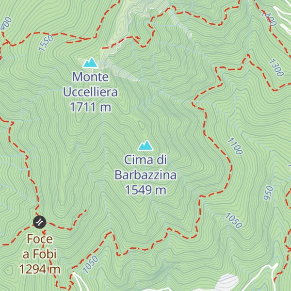 Map of Cima di Barbazzina