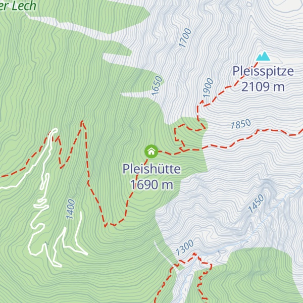 Map of Pleishütte