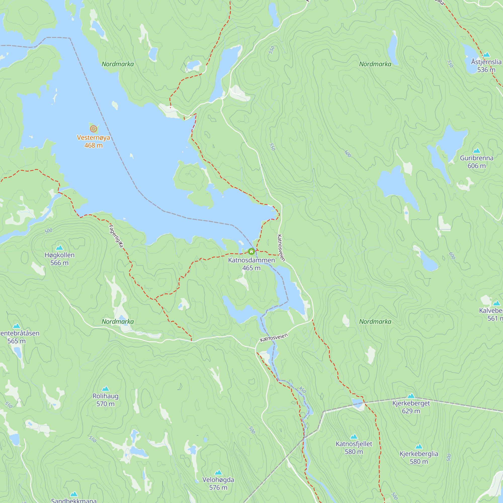 Katnosdammen map