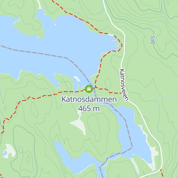 Map of Katnosdammen