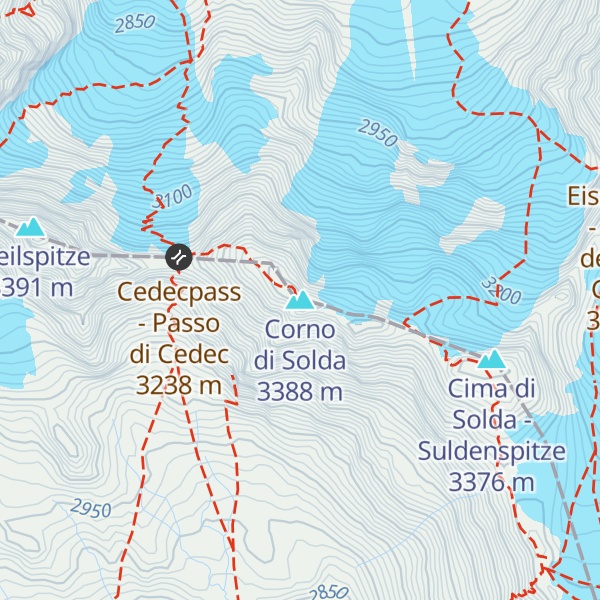 Map of Corno di Solda