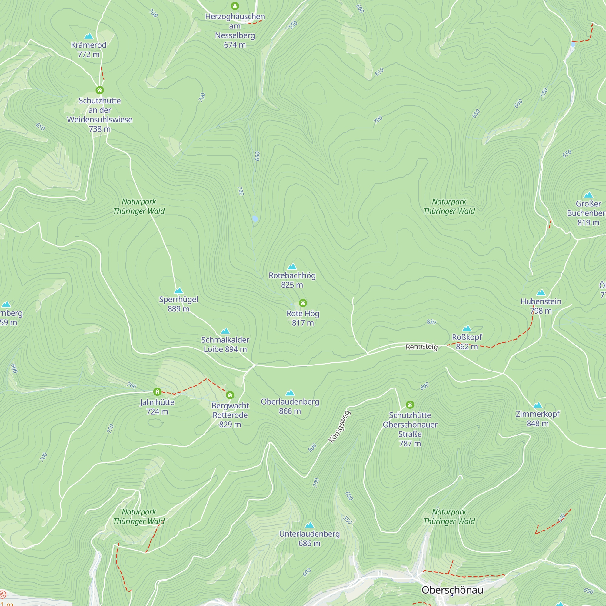 Rote Hög map